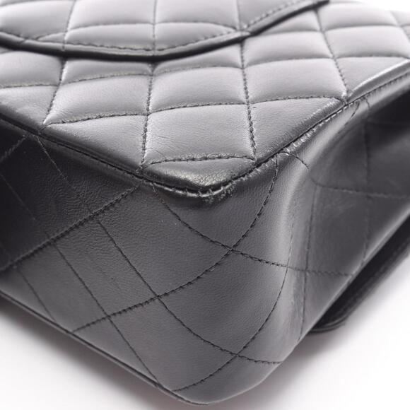 Chanel Matelassé Double Flap Shoulder Bag/Handbag, Lambskin Leather, Women's,... - Picture 12 of 12